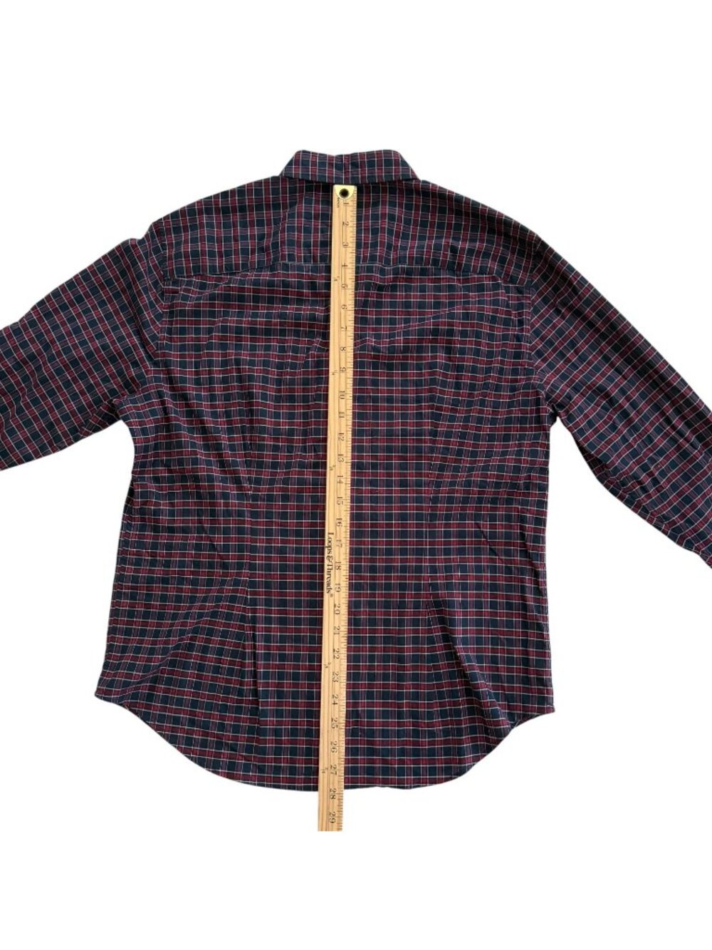 Bonobos Mens Plaid Button-Down Shirt Stretch Athletic Fit Long Sleeve Medium Sh - Picture 11 of 14